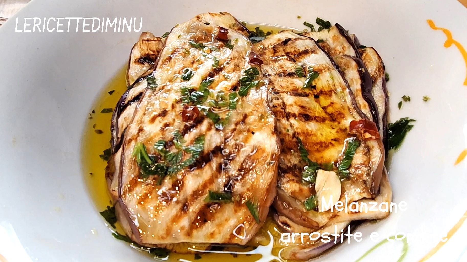 Geroosterde en gekruide aubergines