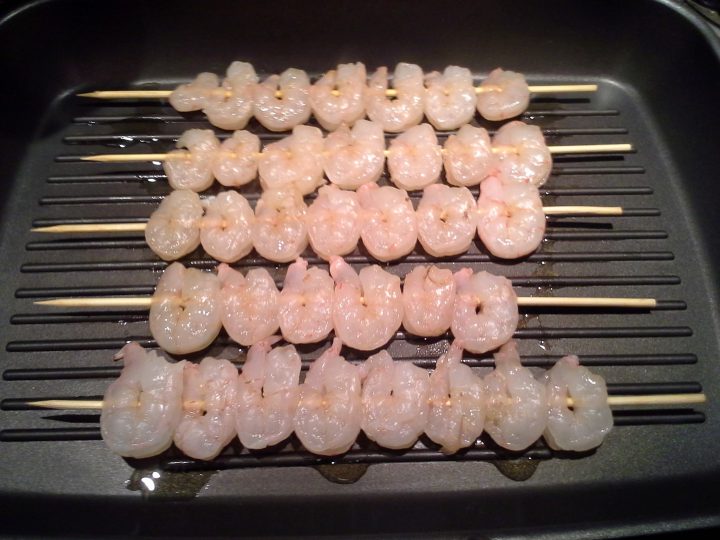garnalen spiesjes