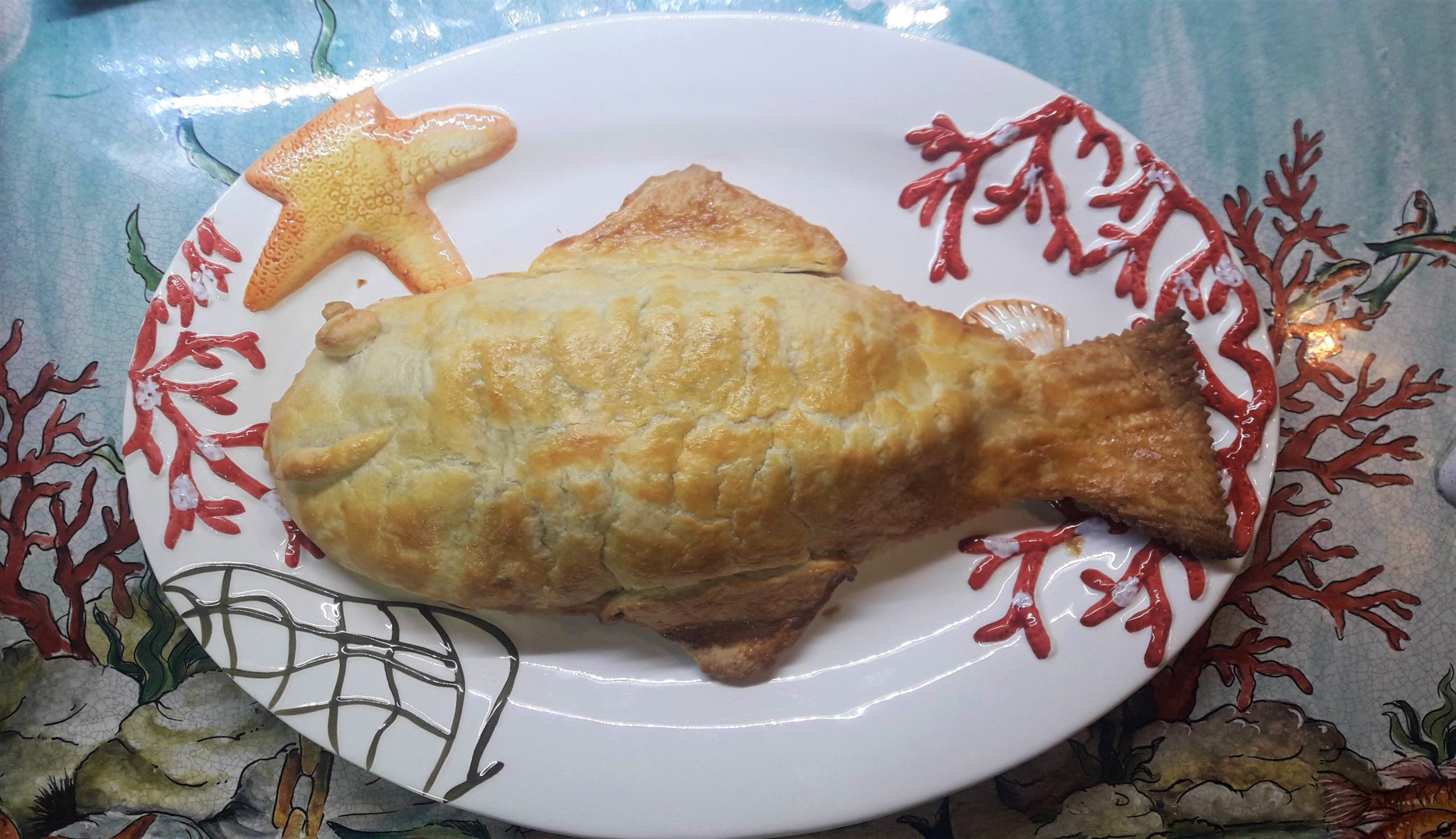 Amberjack of cavagnola in brisèekorst