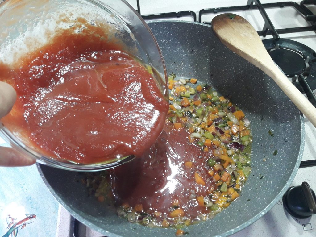 Gehaktballen in saus met tagliatelle