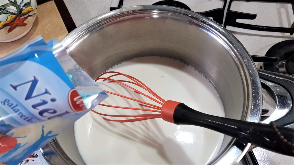 Mousse van mango en Siciliaanse sinaasappels