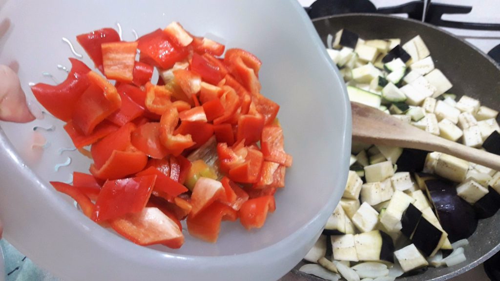 Peperonata light gestoofd RitaAmordicucina