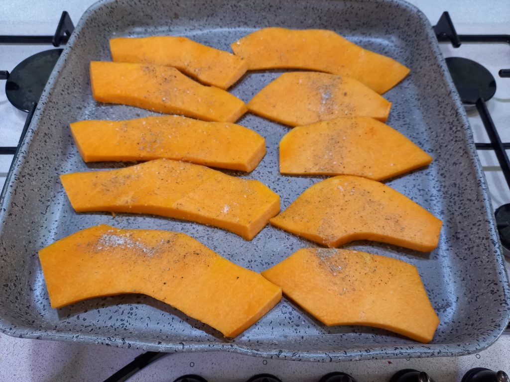 Pompoenkrans met een grapje