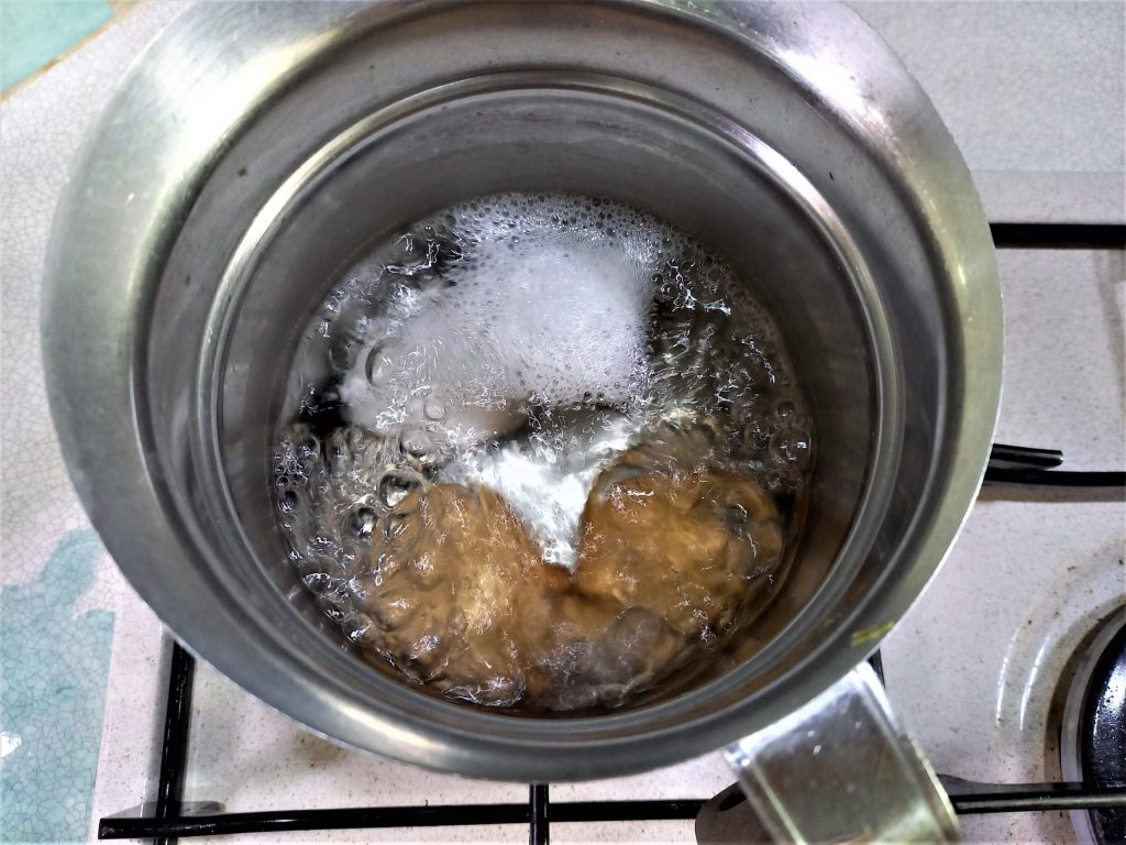 Tulpen met eieren en lichte mayonaise