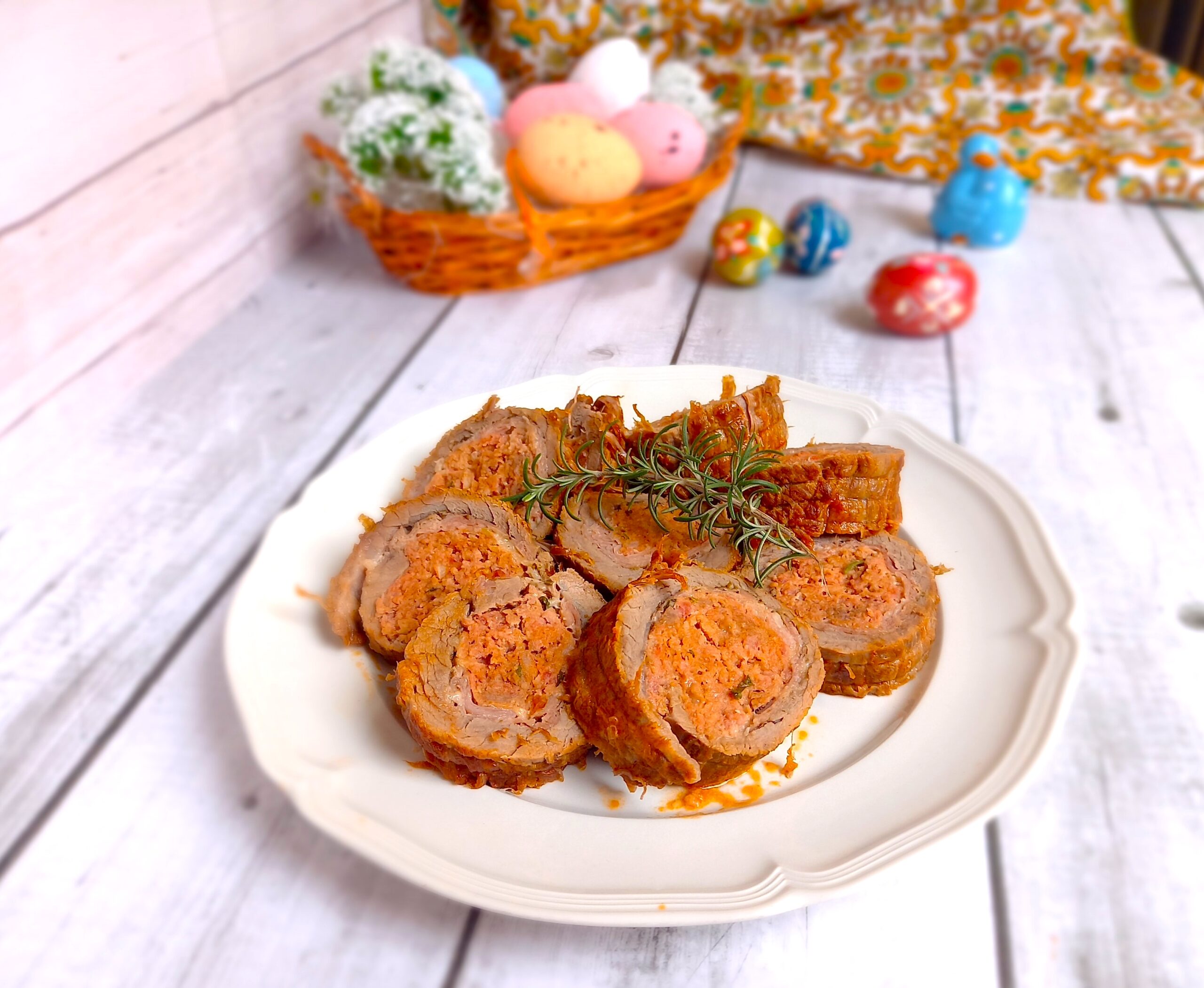 Falsomagro gevuld met mortadella en worst