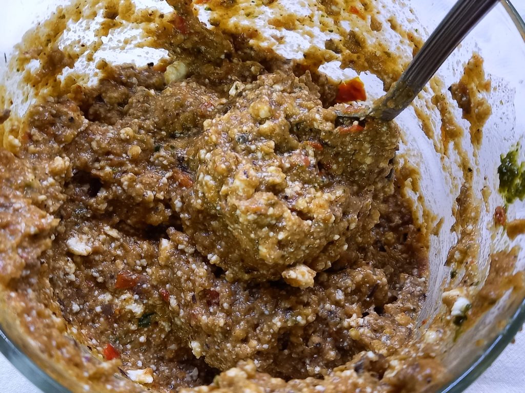 Cremige Casarecce met auberginepesto