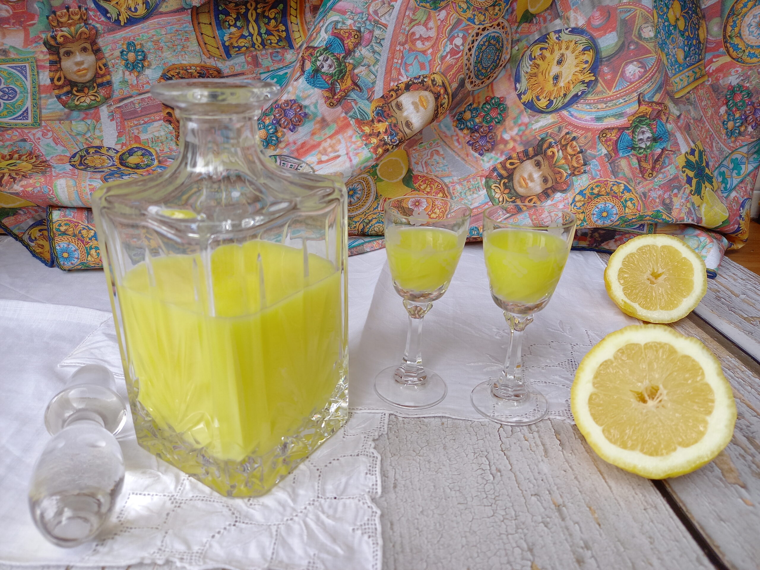 De limoncello-crème met Siciliaanse citroenen