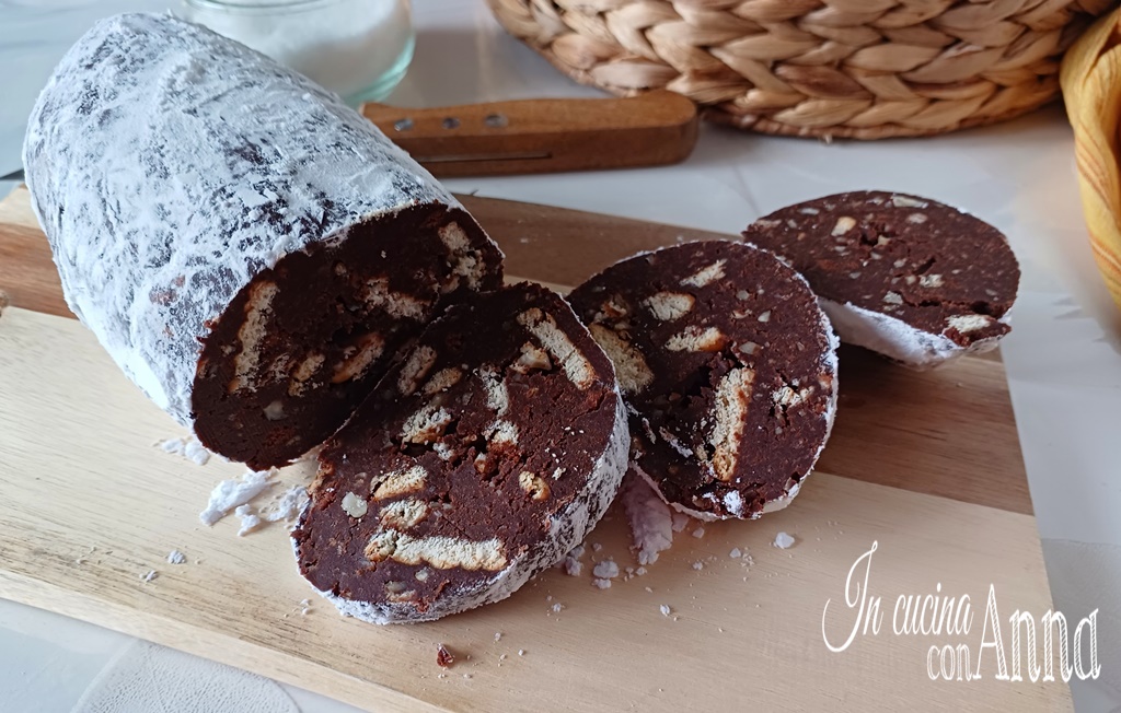 Chocolade salami met ricotta