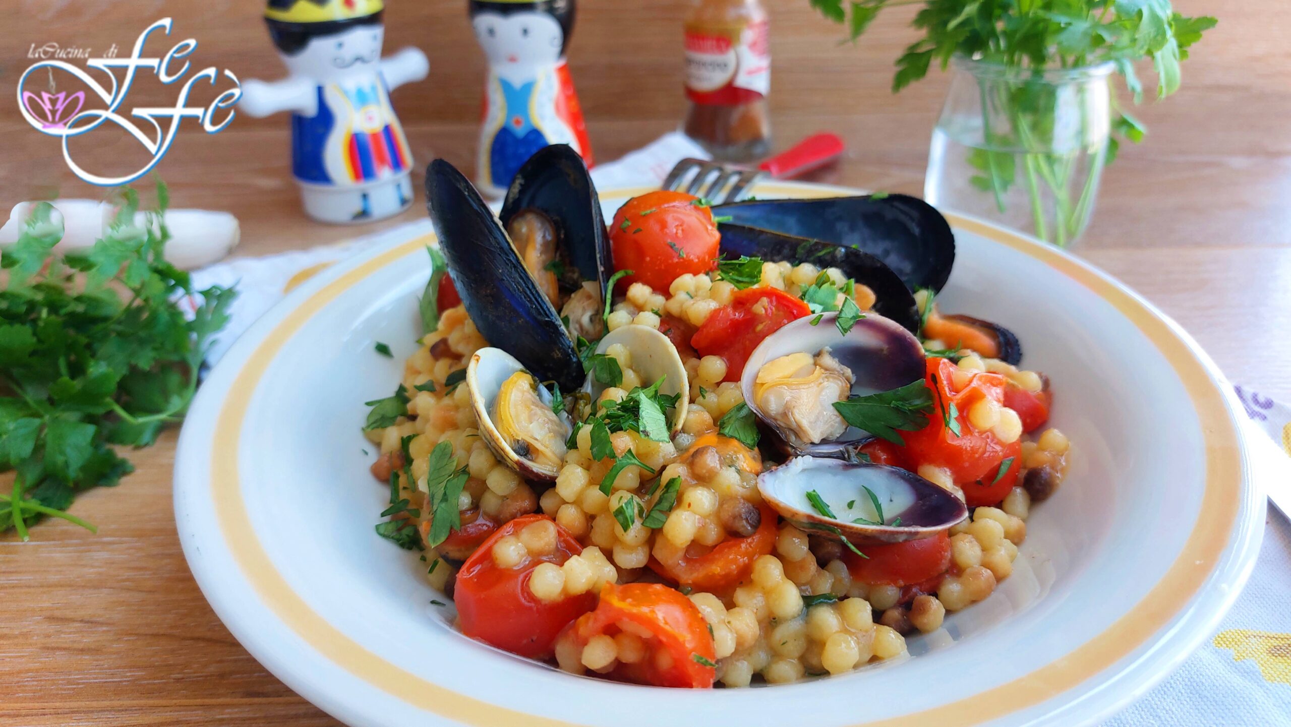 FREGULA SARDA MET ZEEVRUCHTEN
