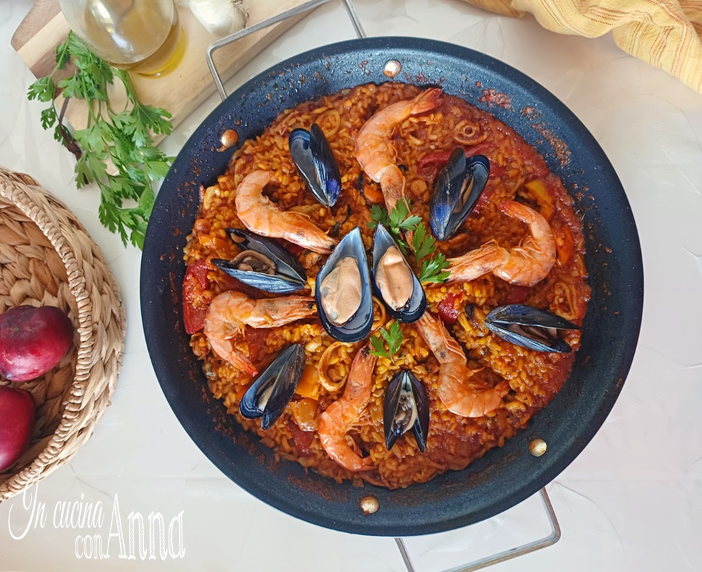 Paella de marisco