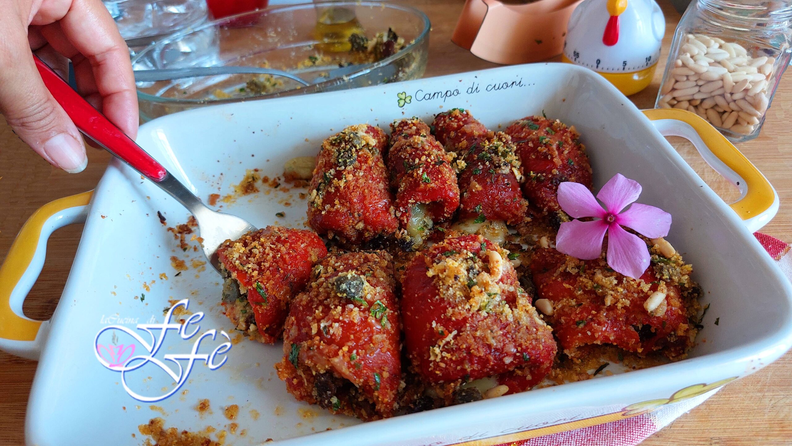 SICILIAANSE GEVULDE PAPRIKA’S