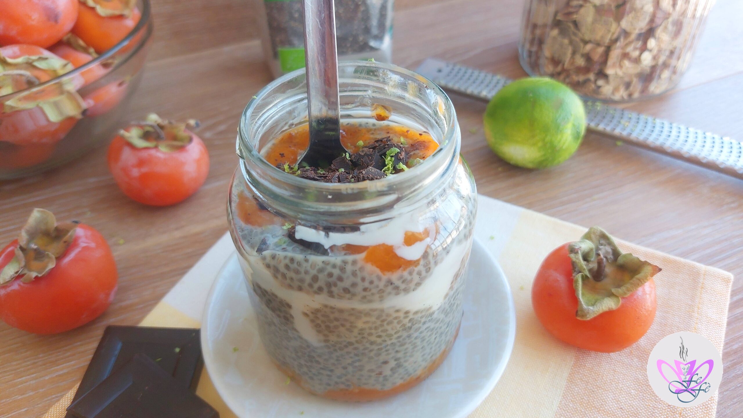 CHIA PUDDING KAKI EN LIMOEN
