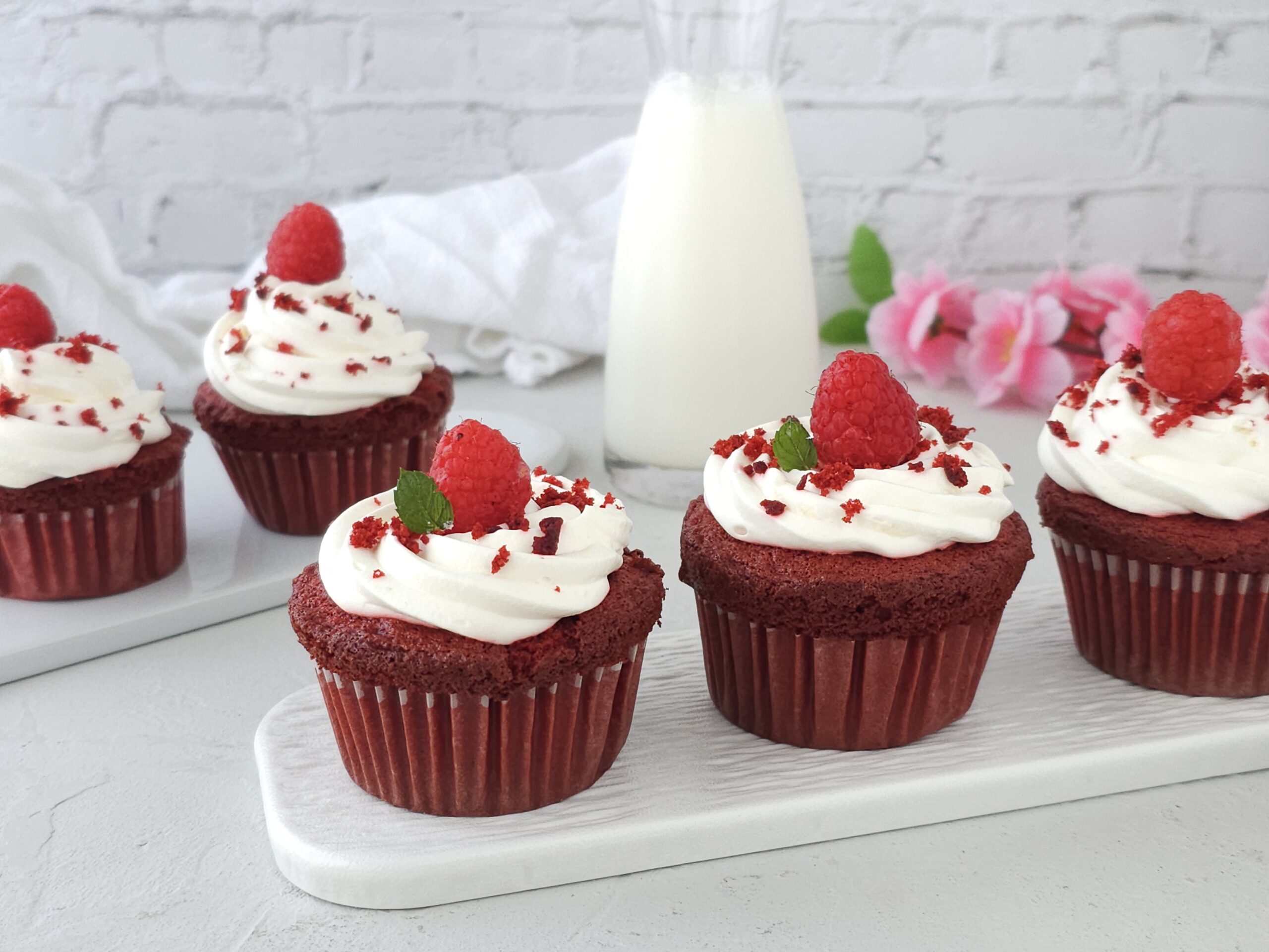 Red velvet muffins