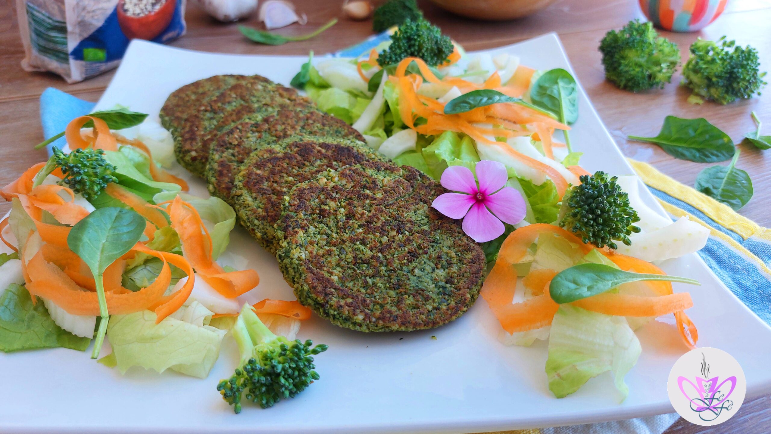 QUINOA, BROCCOLI EN SPINAZIE BURGER (Veg Recept)