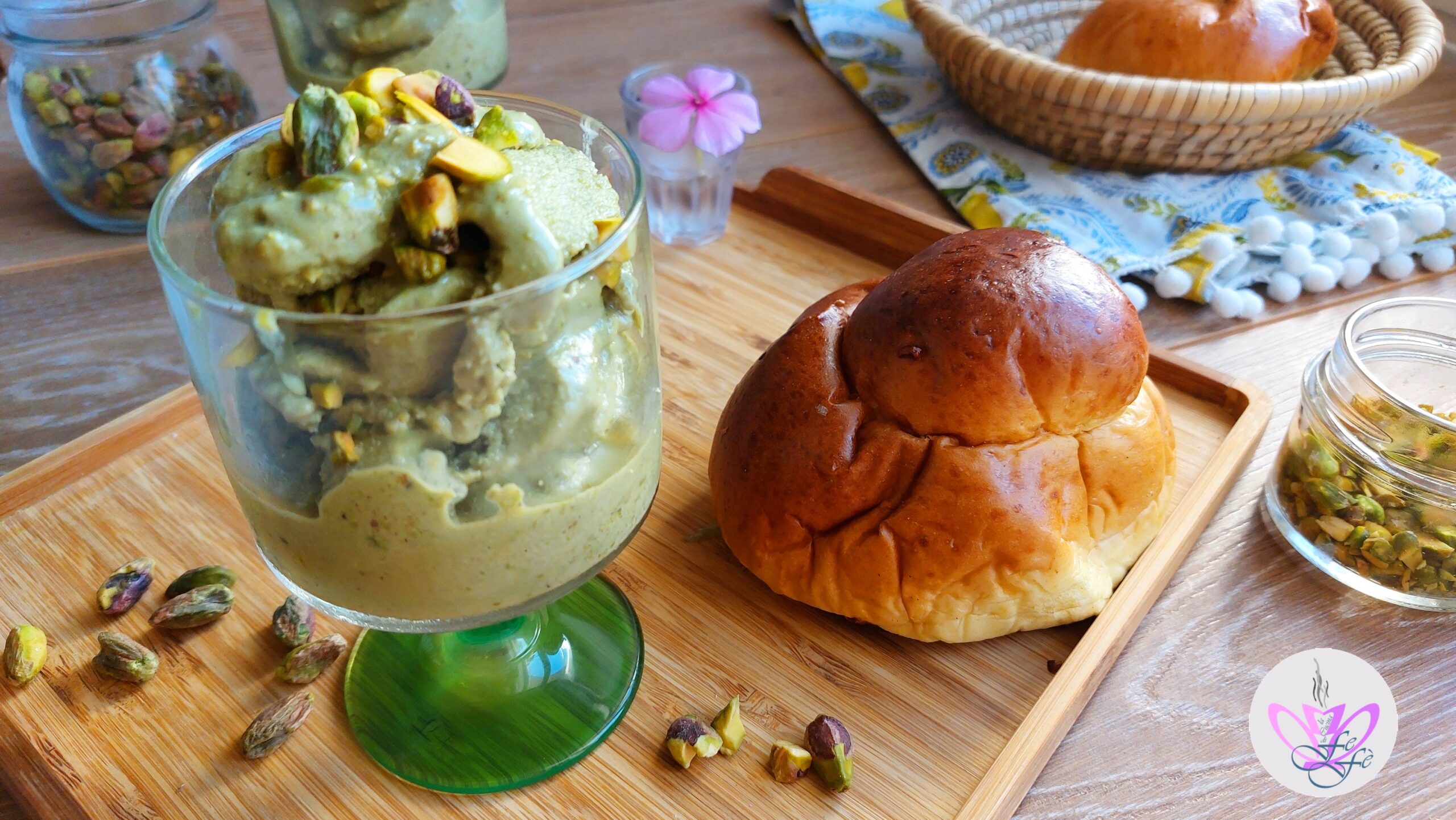 GRANITA MET GEPOFEN PISTACHENOTEN (Siciliaans recept)