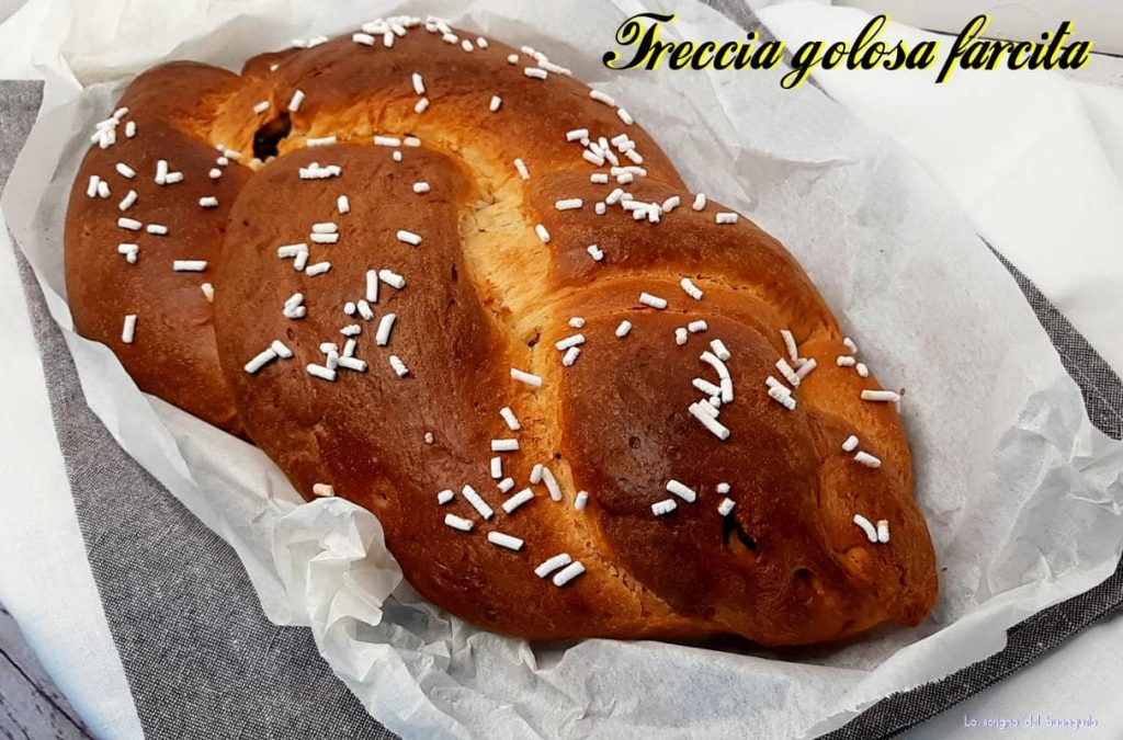 Gevulde heerlijke vlecht