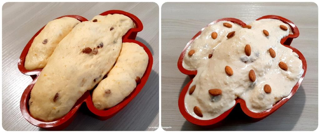 Klassieke Colomba met amandelglazuur