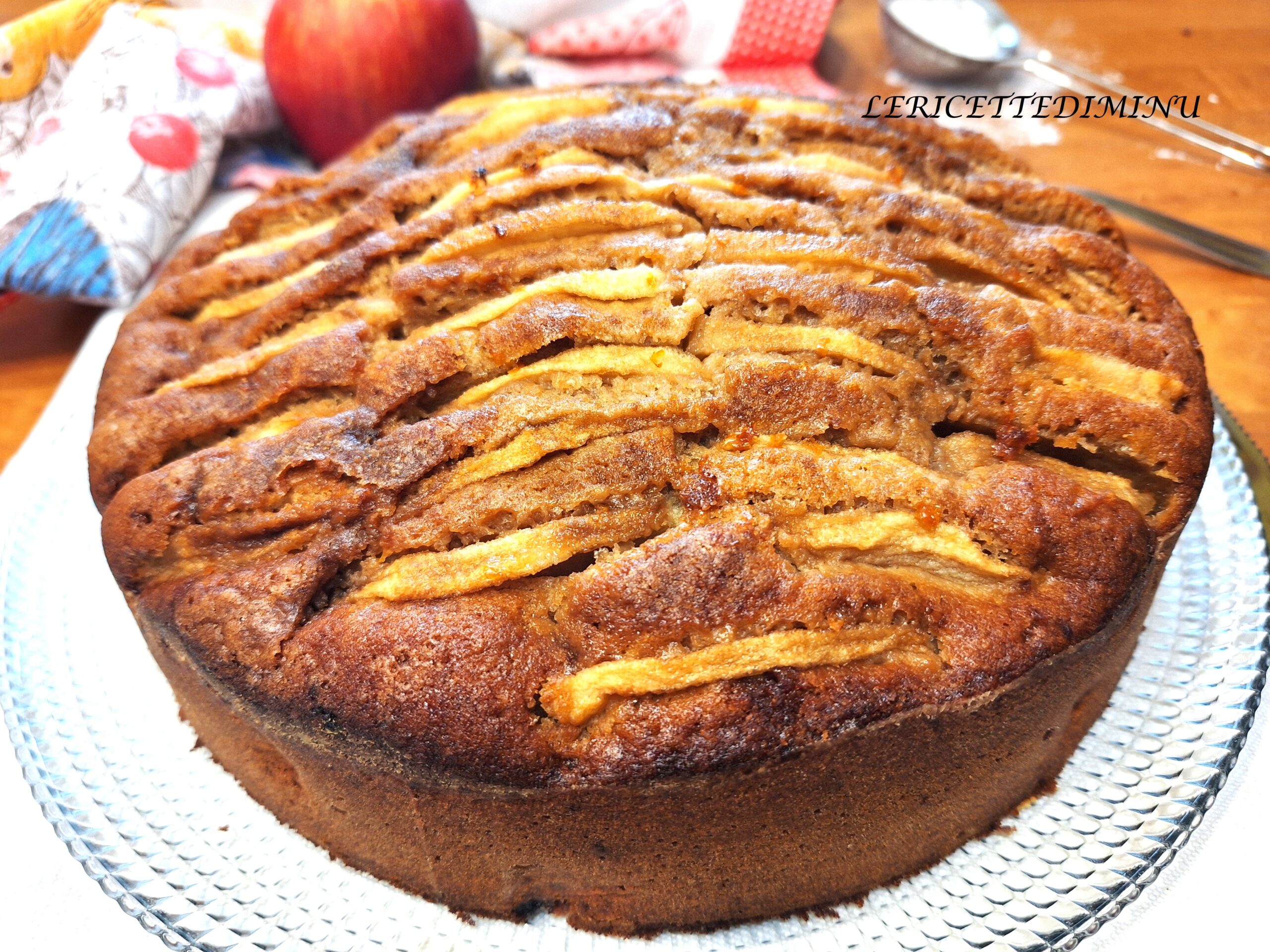 Appeltaart met bruine suiker