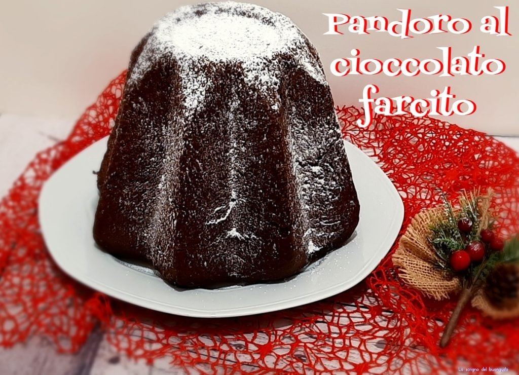 Gevulde chocolade pandoro