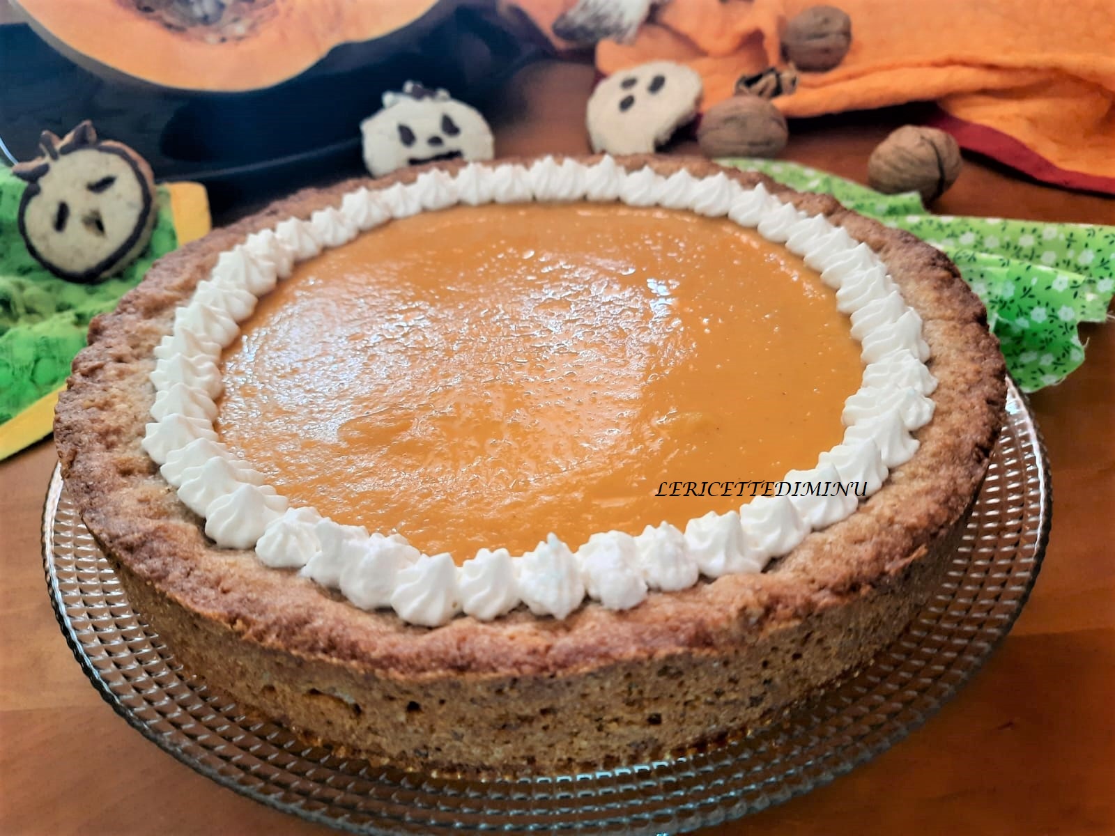 Amerikaanse pompoentaart pumpkin pie