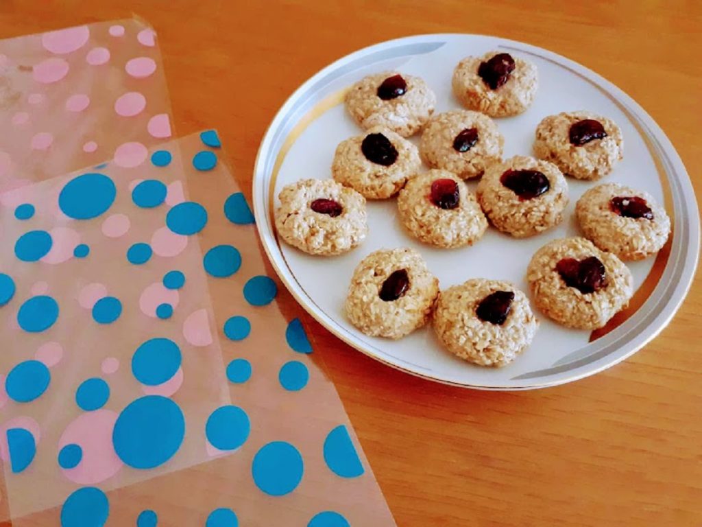 Havermout en banaan koekjes zonder ei