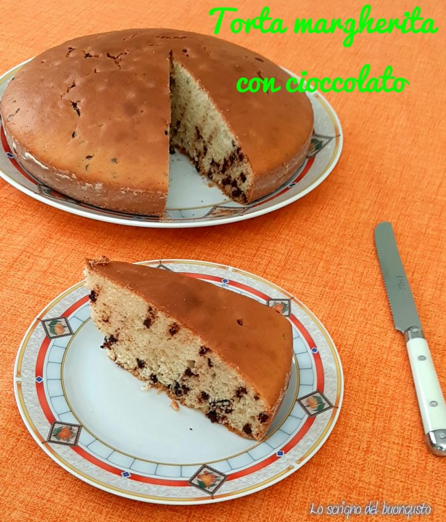 Margherita cake met chocolade