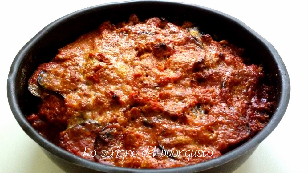 Parmigiana met gegrilde aubergines