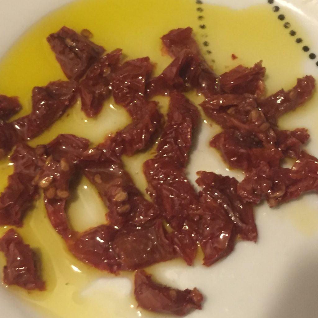 philadelphia speck en gedroogde tomaten