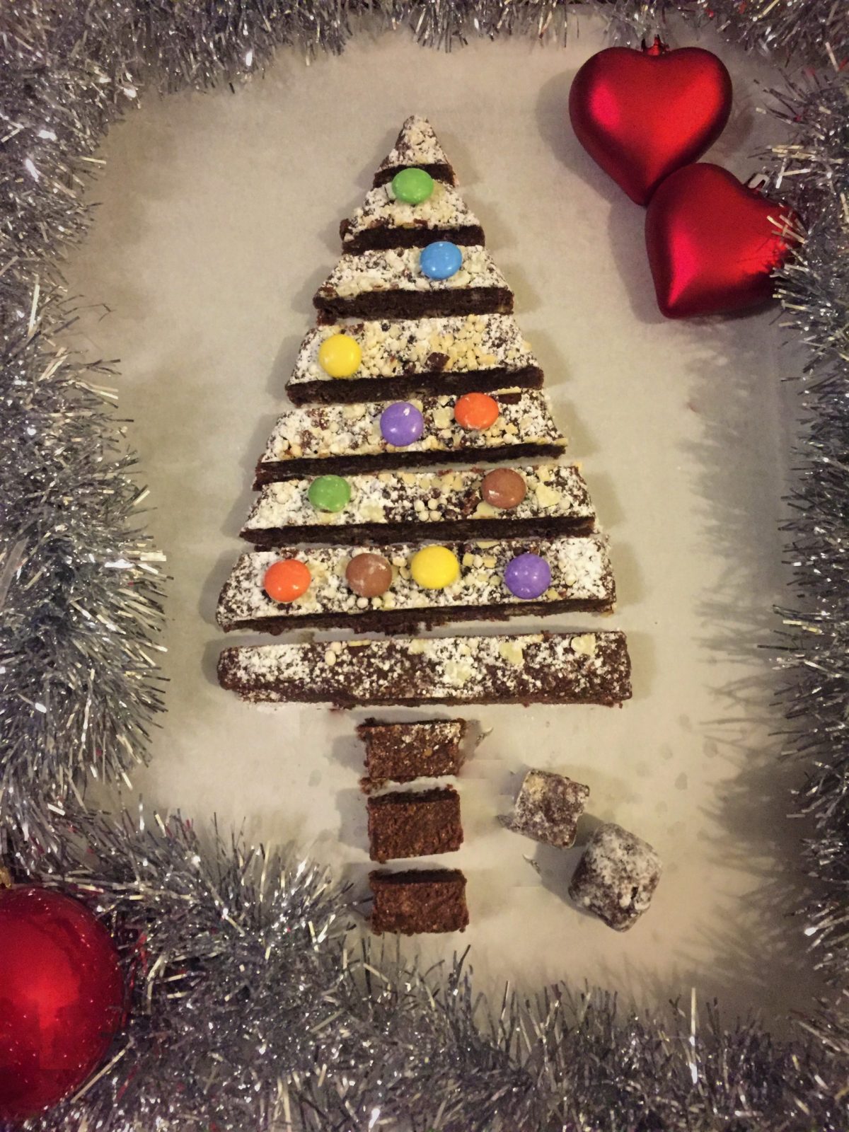 CHOCOLADEBOOM – DE SALAMI IN KERSTVERSIE ZONDER EIEREN OF BOTER.