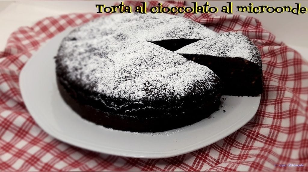 Chocoladetaart uit de magnetron