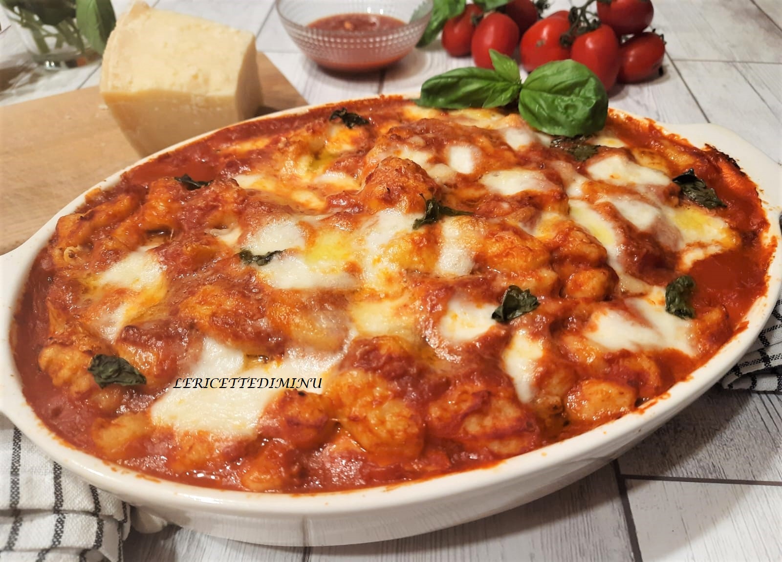 Recept voor gnocchi alla sorrentina uit de oven