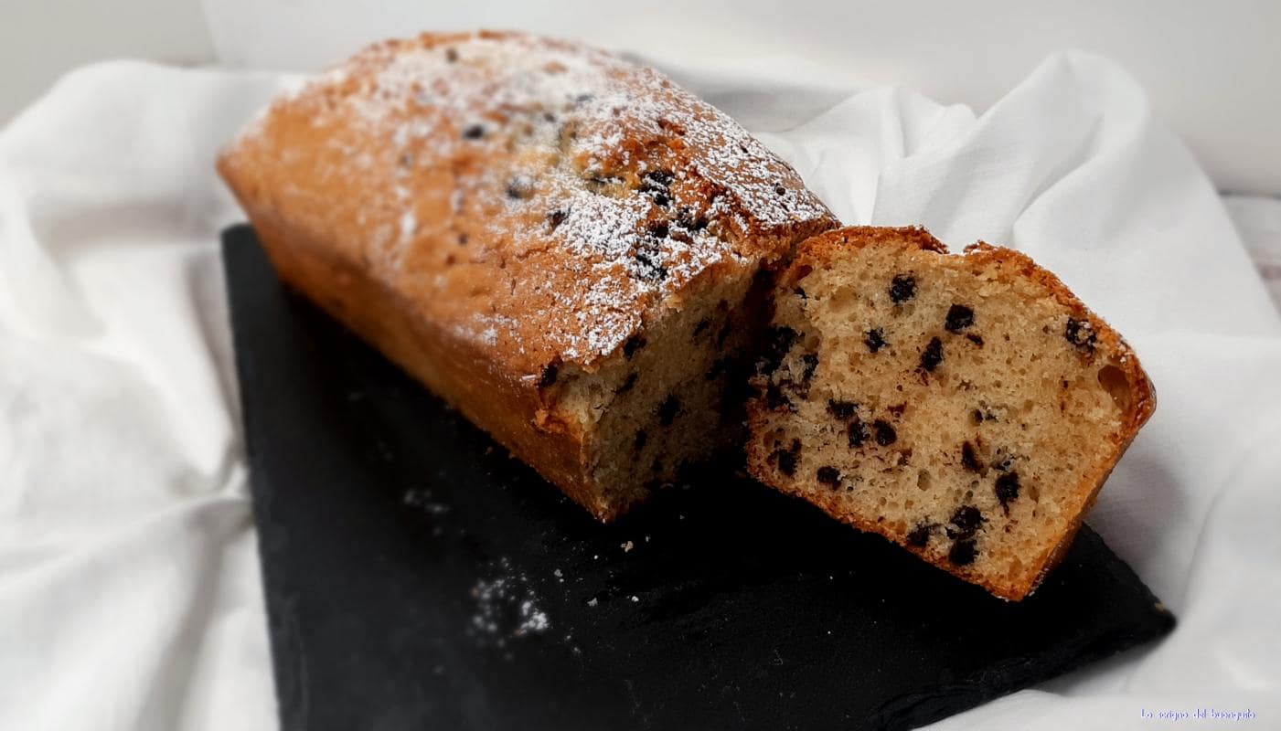 Plumcake met chocoladestukjes