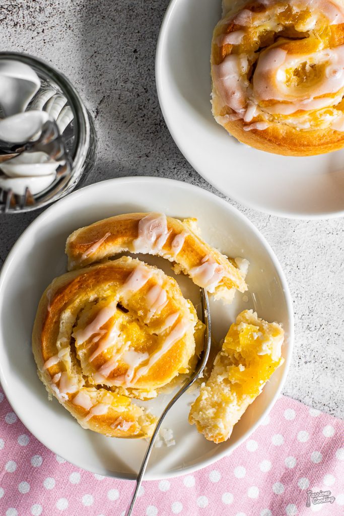 Ananas en kokos rolletjes