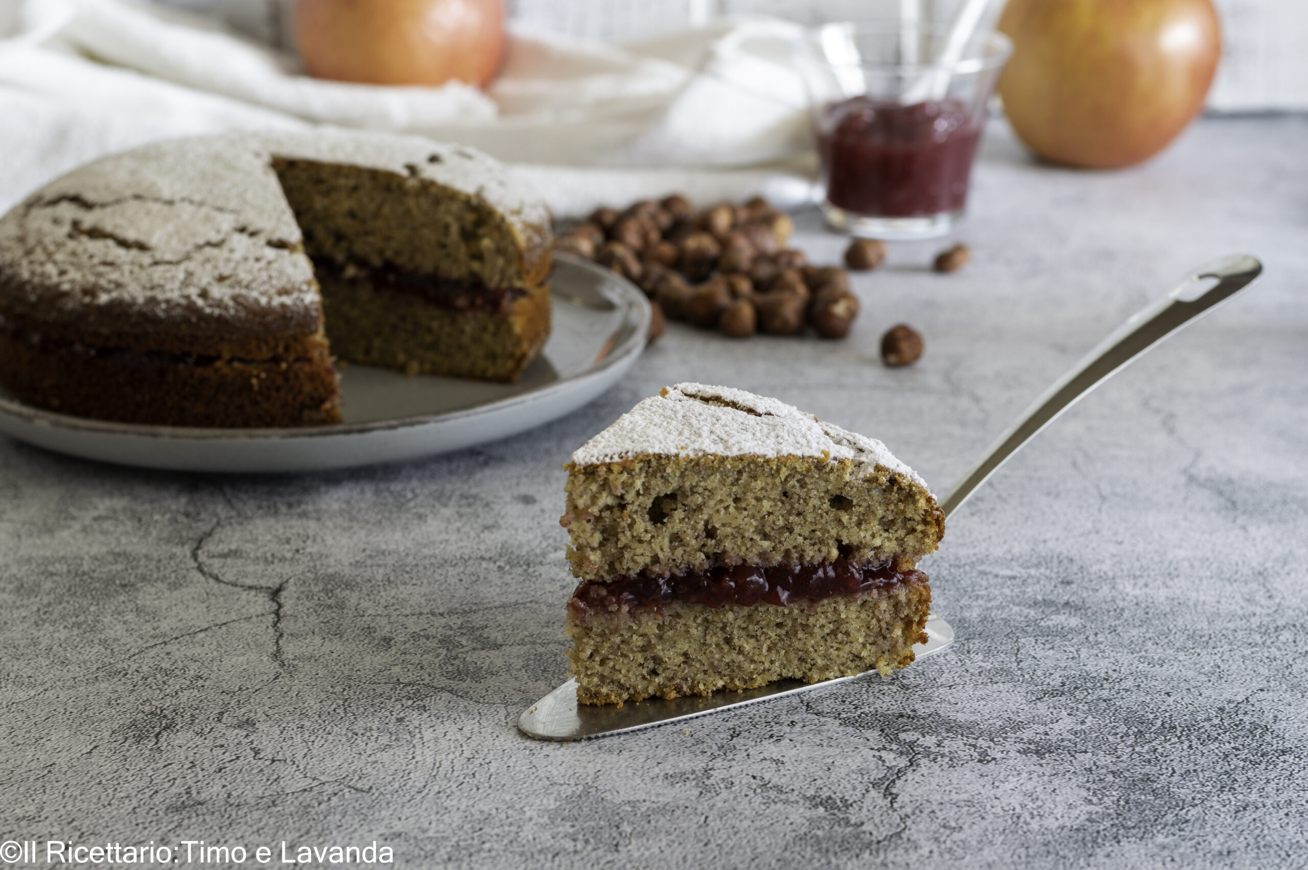 Boekweitcake met jam