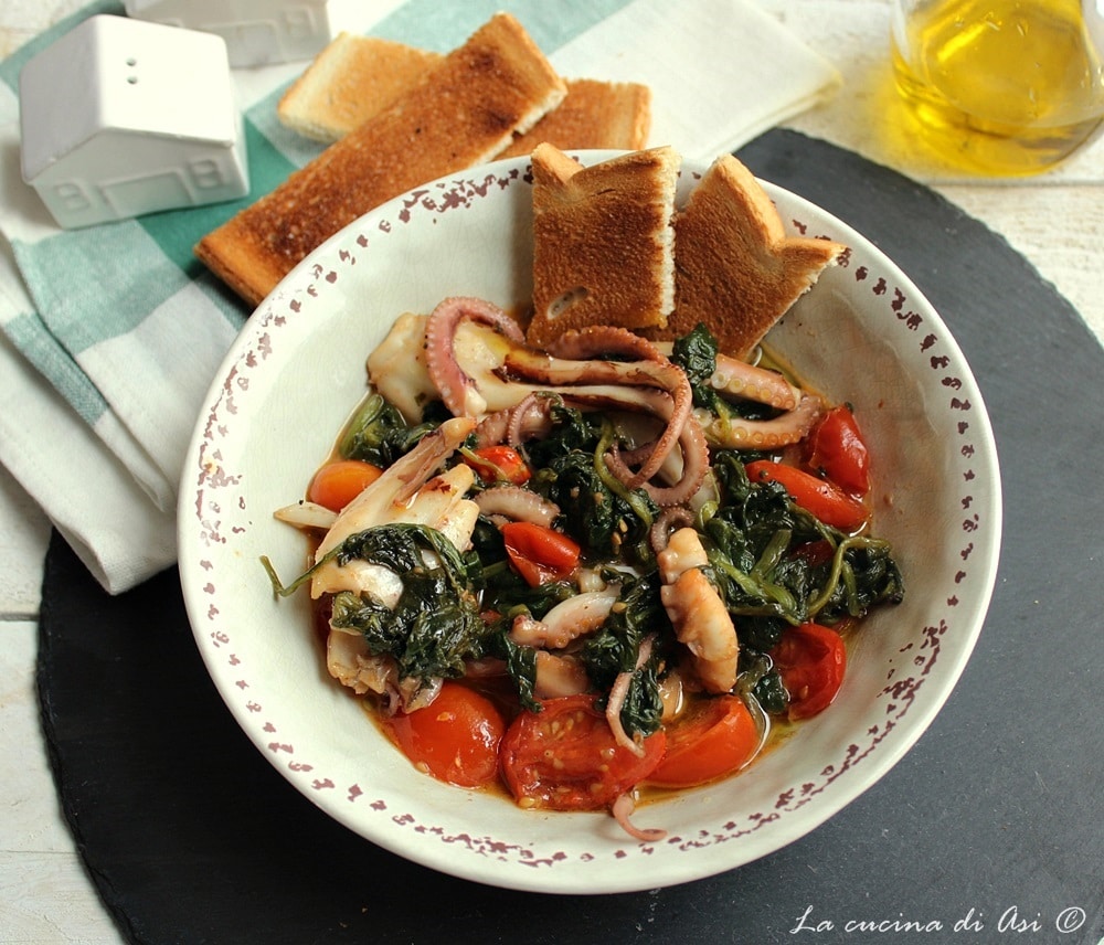 Baby-octopus in zimino