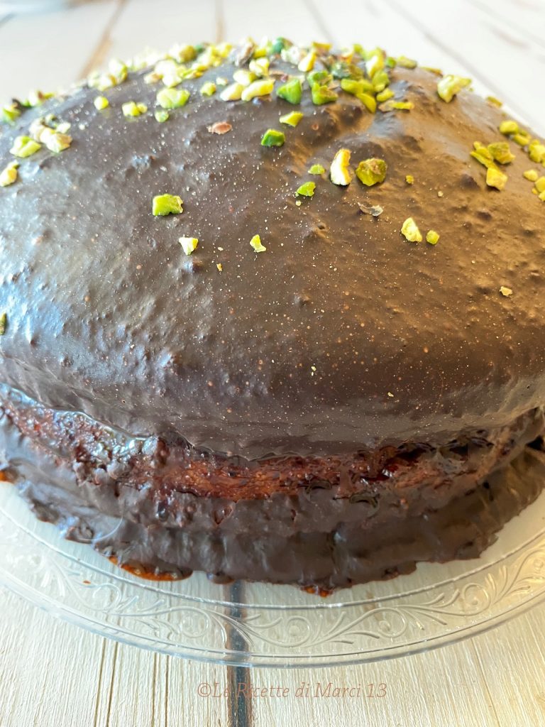 Boston Pie met chocolade en room