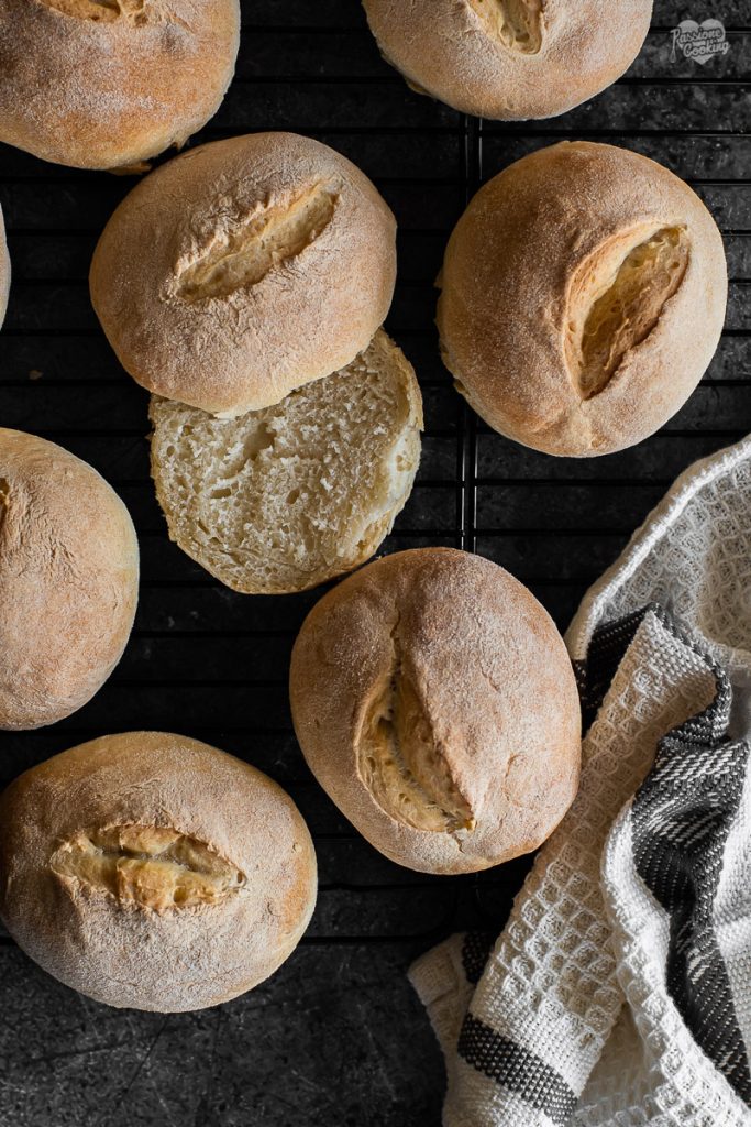 Broodjes met griesmeel en ricotta