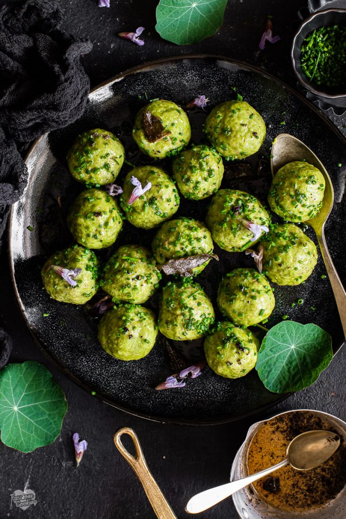 Canederli met Oost-Indische kers