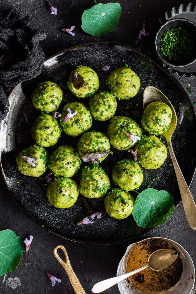 Canederli met Oost-Indische kers