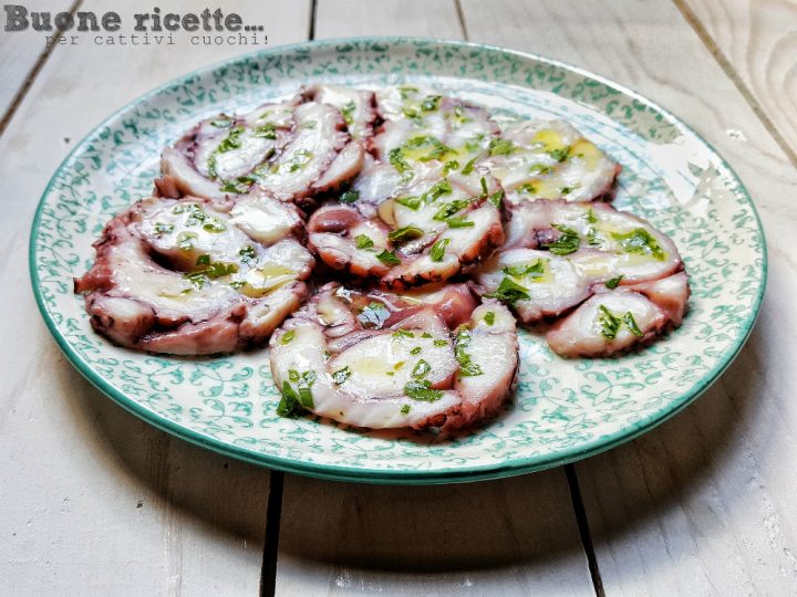 Octopus carpaccio