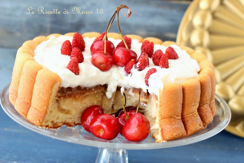 Charlotte van chocolade