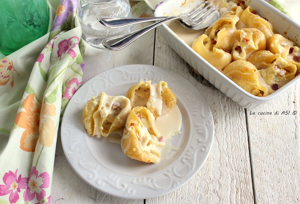 CONCHIGLIONI RICOTTA EN SPECK