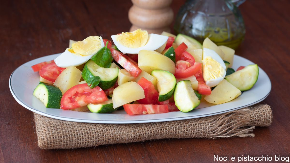 COURGETTE EN AARDAPPELSALADE LICHT RECEPT