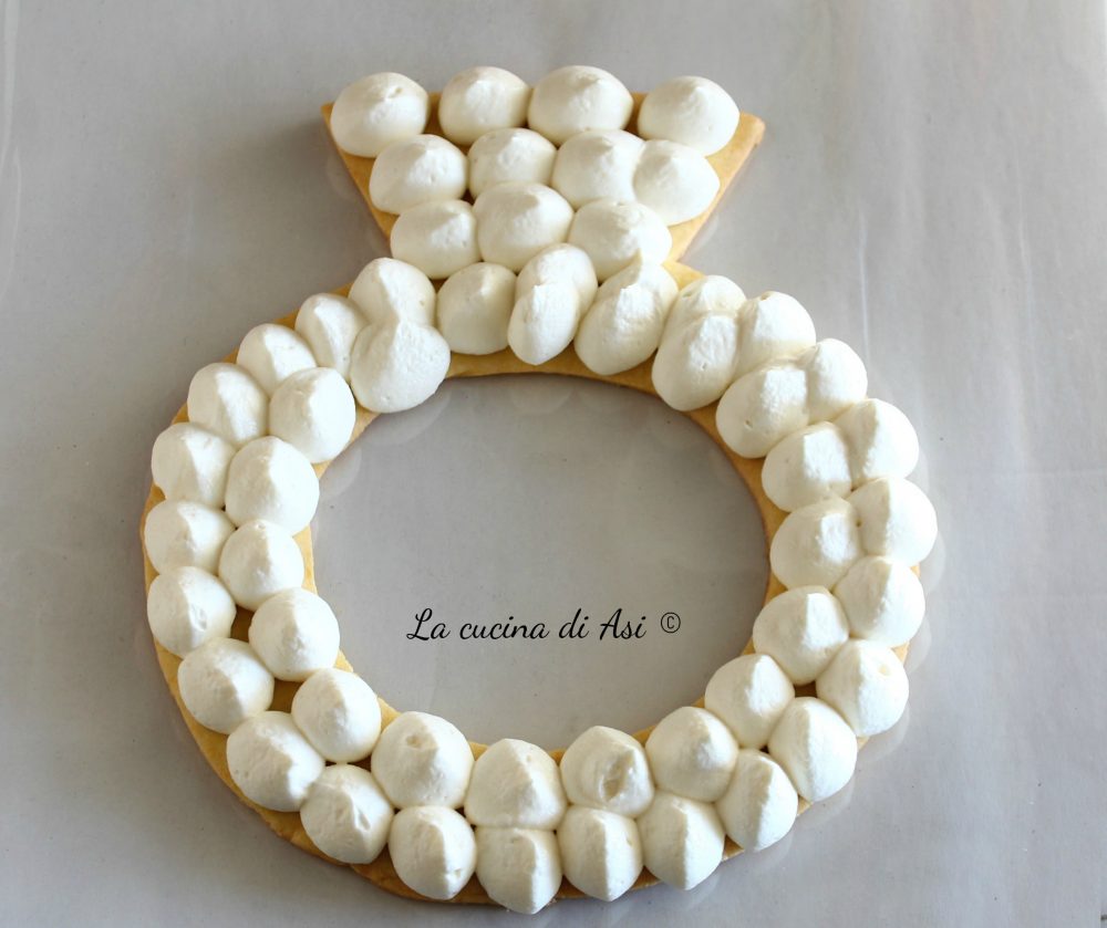 Cream tart voor Valentijnsdag