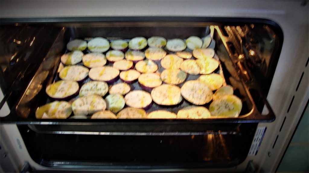 aubergines oven
