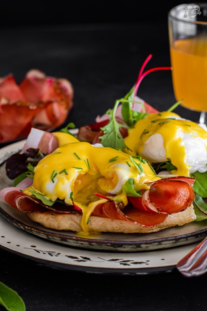 Egg benedict met Speck Alto Adige IGP