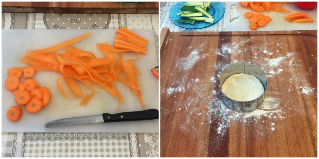 focaccia's groenten kinderen tekeningen