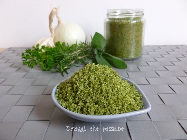 Gekruid groen zout – recept