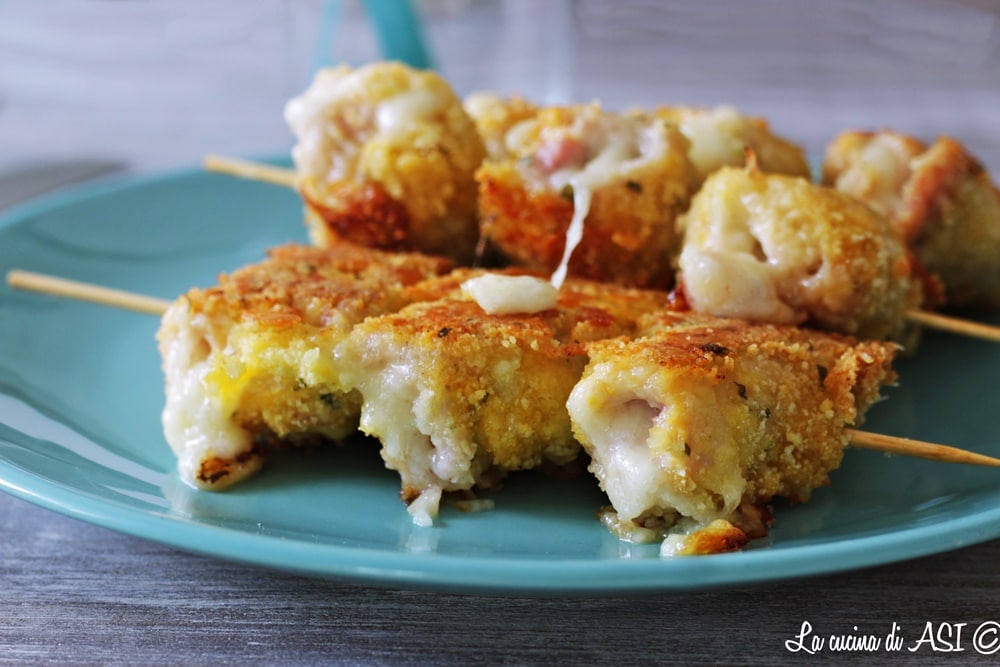 Gepaneerde varkensrolletjes uit de oven