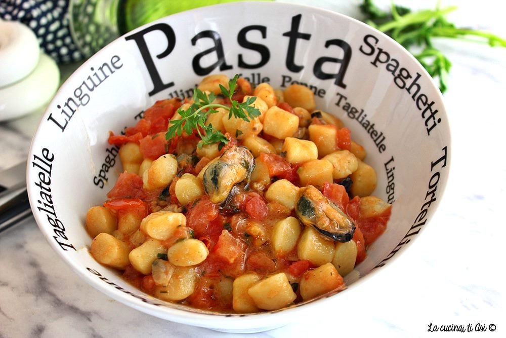 Gnocchetti met mossel- en venusschelpenragout